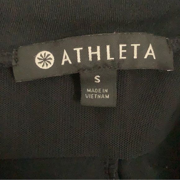 Athleta black joggers with white stripe down the side in excellent condition. - Picture 5 of 7